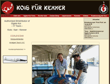 Tablet Screenshot of kois-fuer-kenner.de